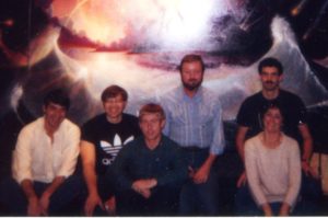Ingo Swann with his military students, 1984