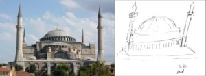Example of a successful remote viewing of the Hagia Sophia in Istanbul, Turkey, by a "blind" remote viewer in Maryland