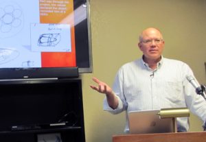 Paul H. Smith lecturing to class