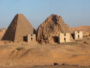 Meroe Sudan pyramidal structures from a different perspective
