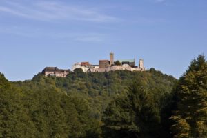 Wartburg Castle from a distance