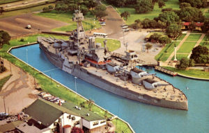 The Texas (BB-25) at her berth
