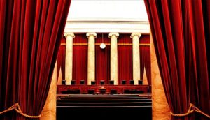 Interior of the US Supreme Court
