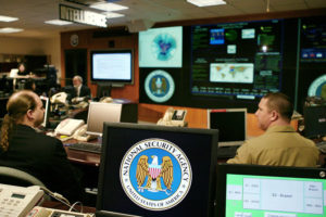 The Threat Operations Center inside NSA's main building