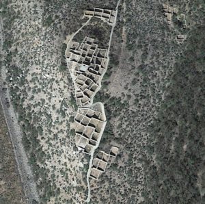 Google Earth view of Tuzigoot