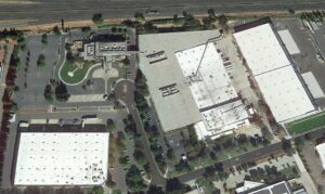 Aerial view of Jelly Belly Factory