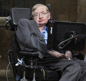 Stephen Hawking at Gonville & Caius College, Cambridge