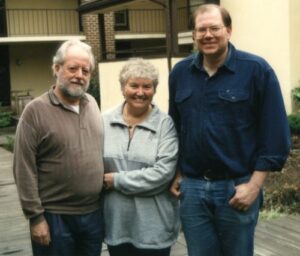 Gene and Leveda Troy with Paul. The first married couple to train in remote viewing